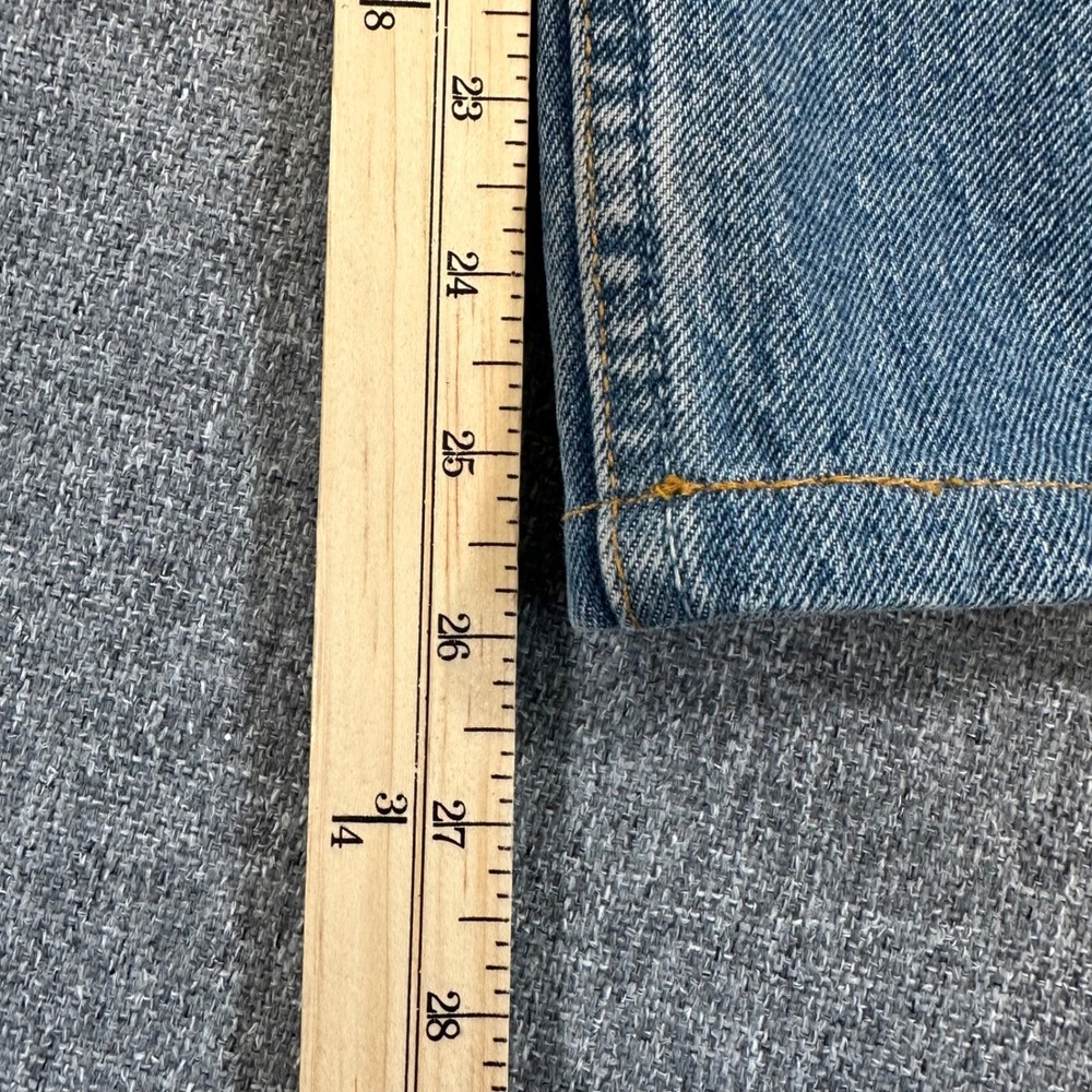 Levis 516 Slim Fit Straight Leg Jeans Mens 36x30 Blue Denim Vintage Made Canada - Picture 7 of 10